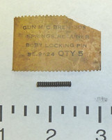 32: SPRING, body locking pin retainer