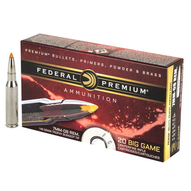 Federal Premium Vital-Shok 7mm-08 Remington 140 Grain Trophy Bonded Tip Ammunition - 20 Rounds