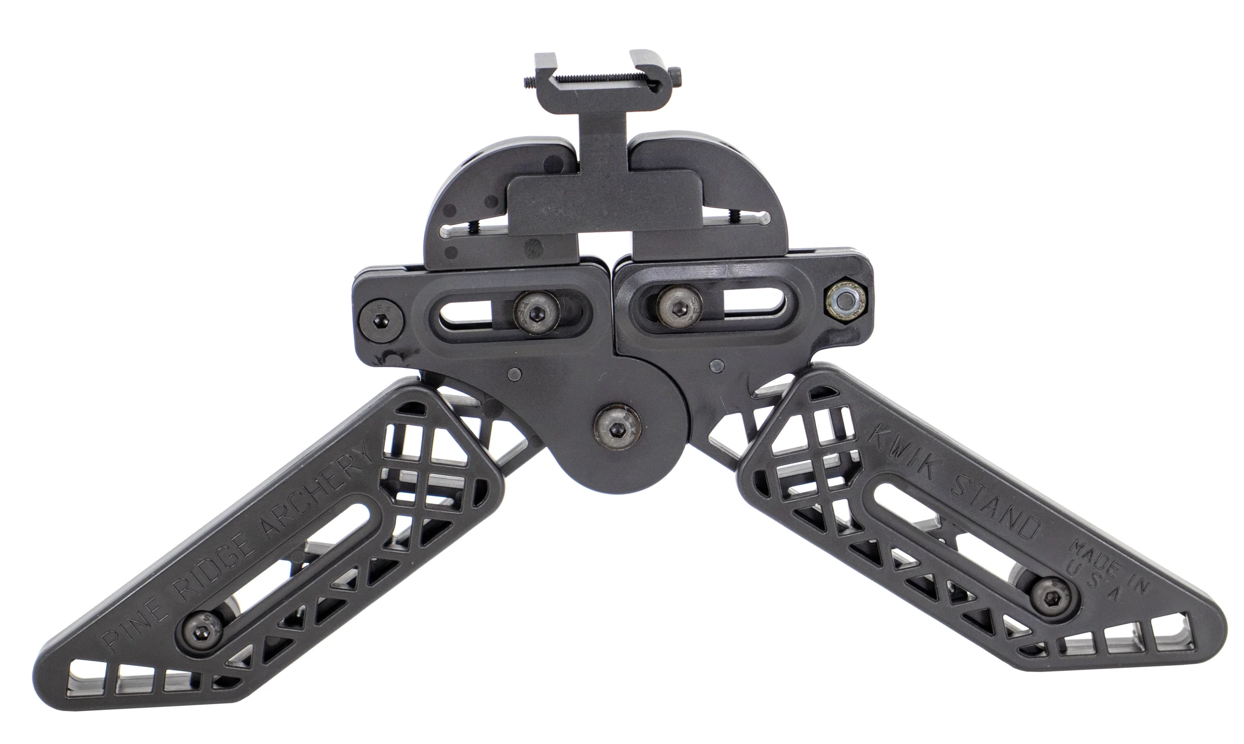 Pine Ridge Archery Kwik Stand Rail Mount w/ Kwik Stand Crossbow Support Picatinny Rail System 2561-BK