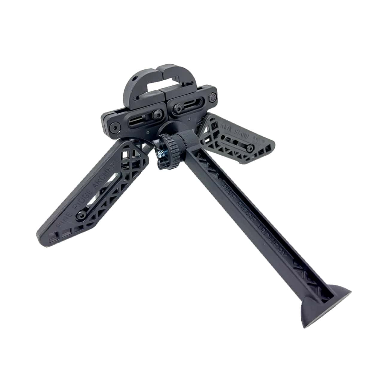 Pine Ridge Archery Kwik Stand Tri-Pod Bow Support Black Holder 2563-BK