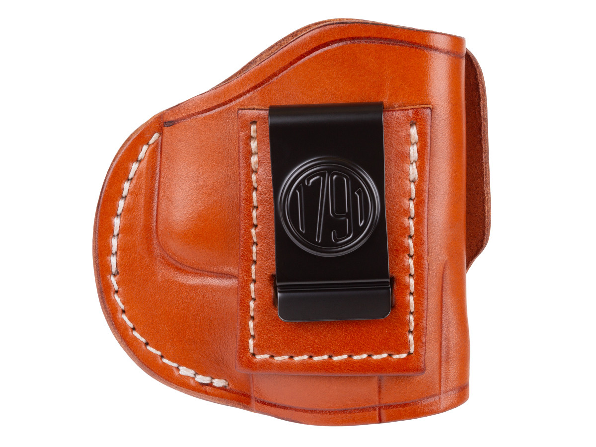 1791 Gunleather 4-Way Holster, IWB/OWB, Size 4, Classic Brown, RH
