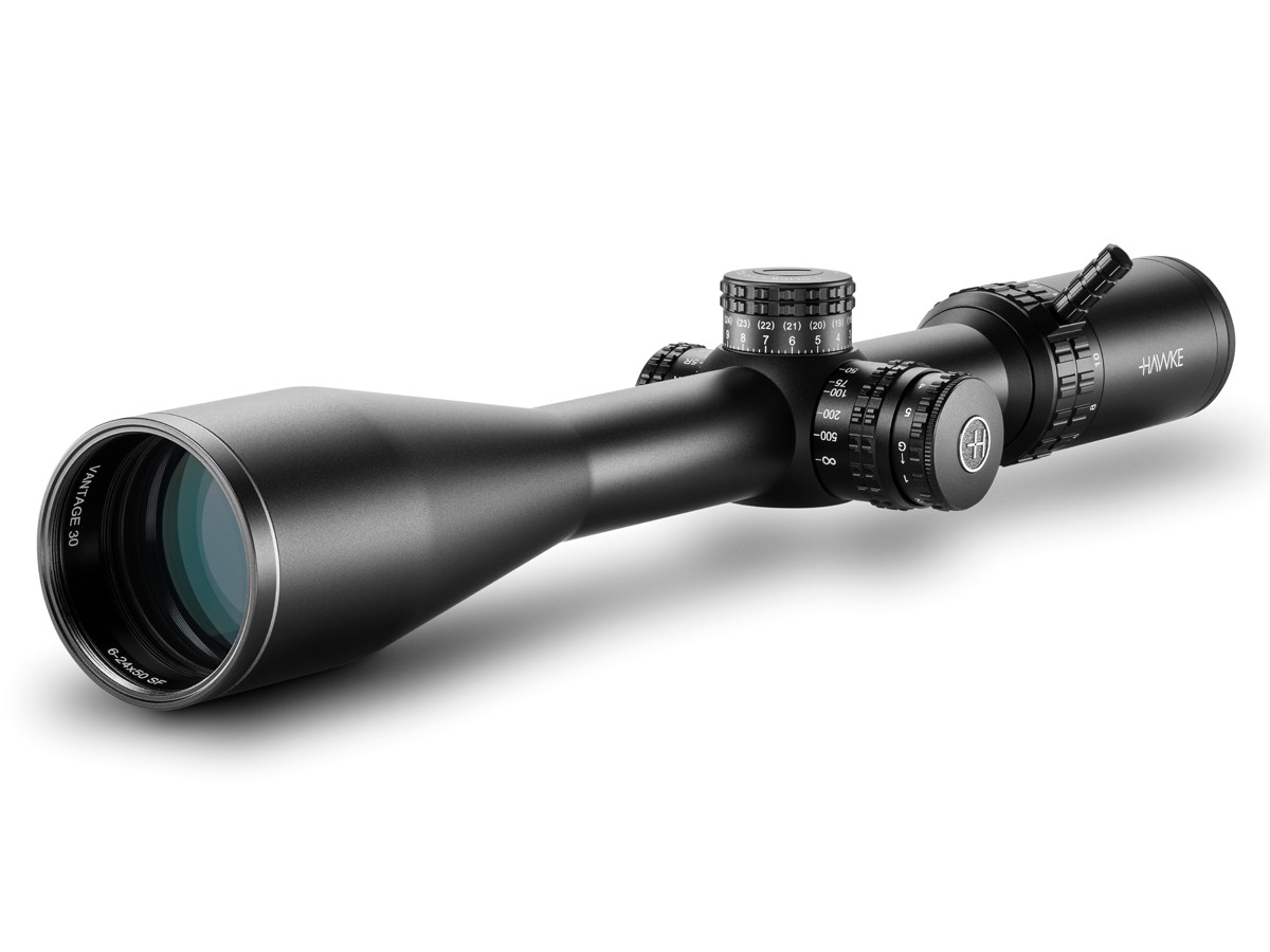 Hawke Vantage HD 30 6-24x50 IR SF LR2 Dot, 30mm Tube