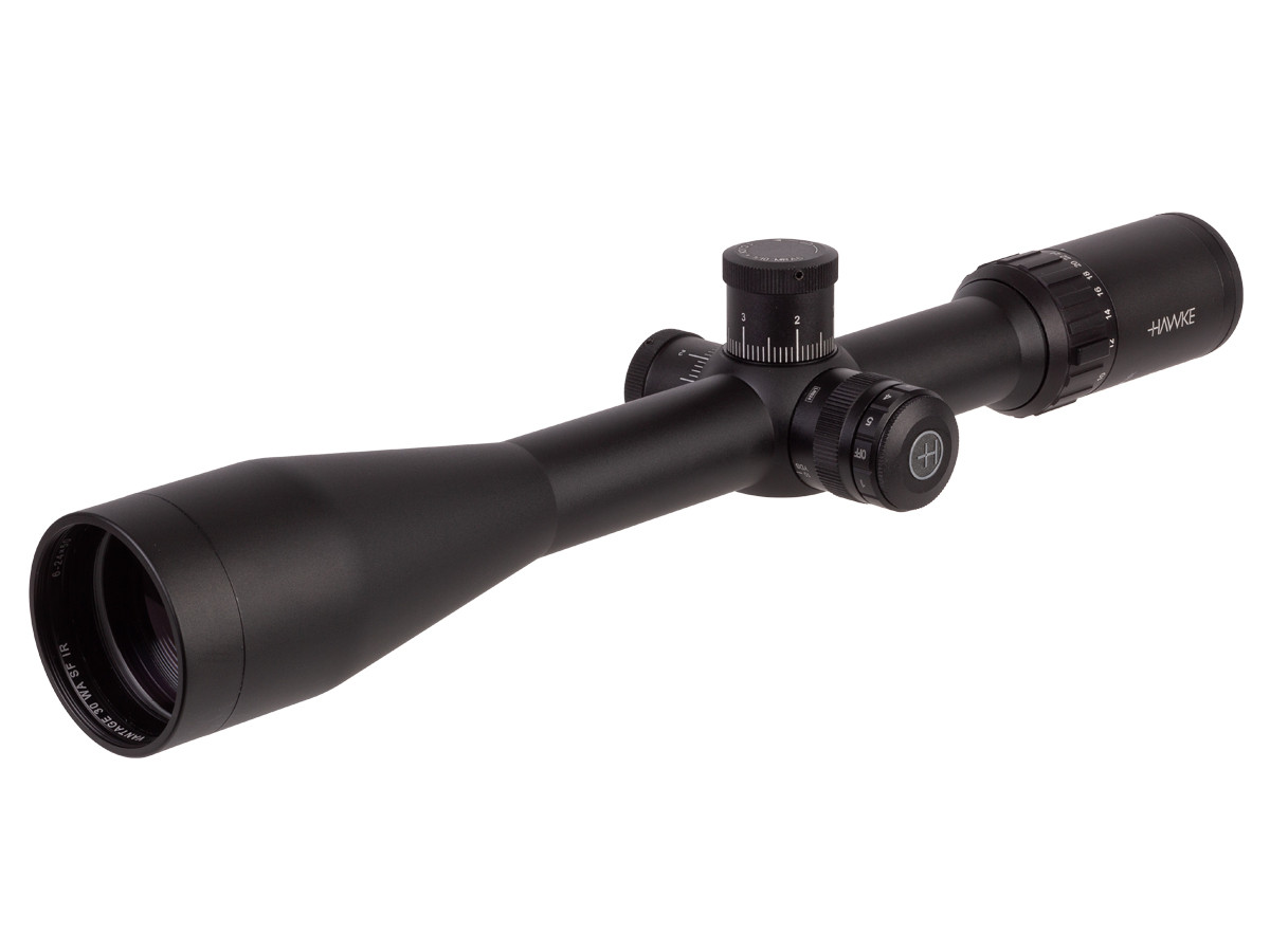 Hawke Vantage 30 WA SFP 6-24x50 Rifle scope IR SF, 10x1/2 Mil Dot, 1/10 MRAD, 30mm Tube