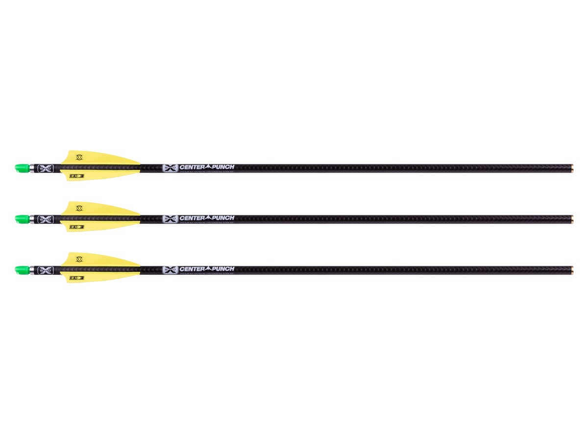 TenPoint EVO-X CenterPunch Alpha-Blaze Carbon Arrows, 3 Pack