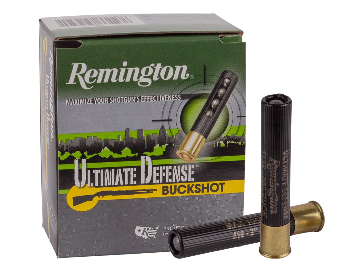 Remington .410 Bore Ultimate Defense Buckshot, 000 Buck, 15ct