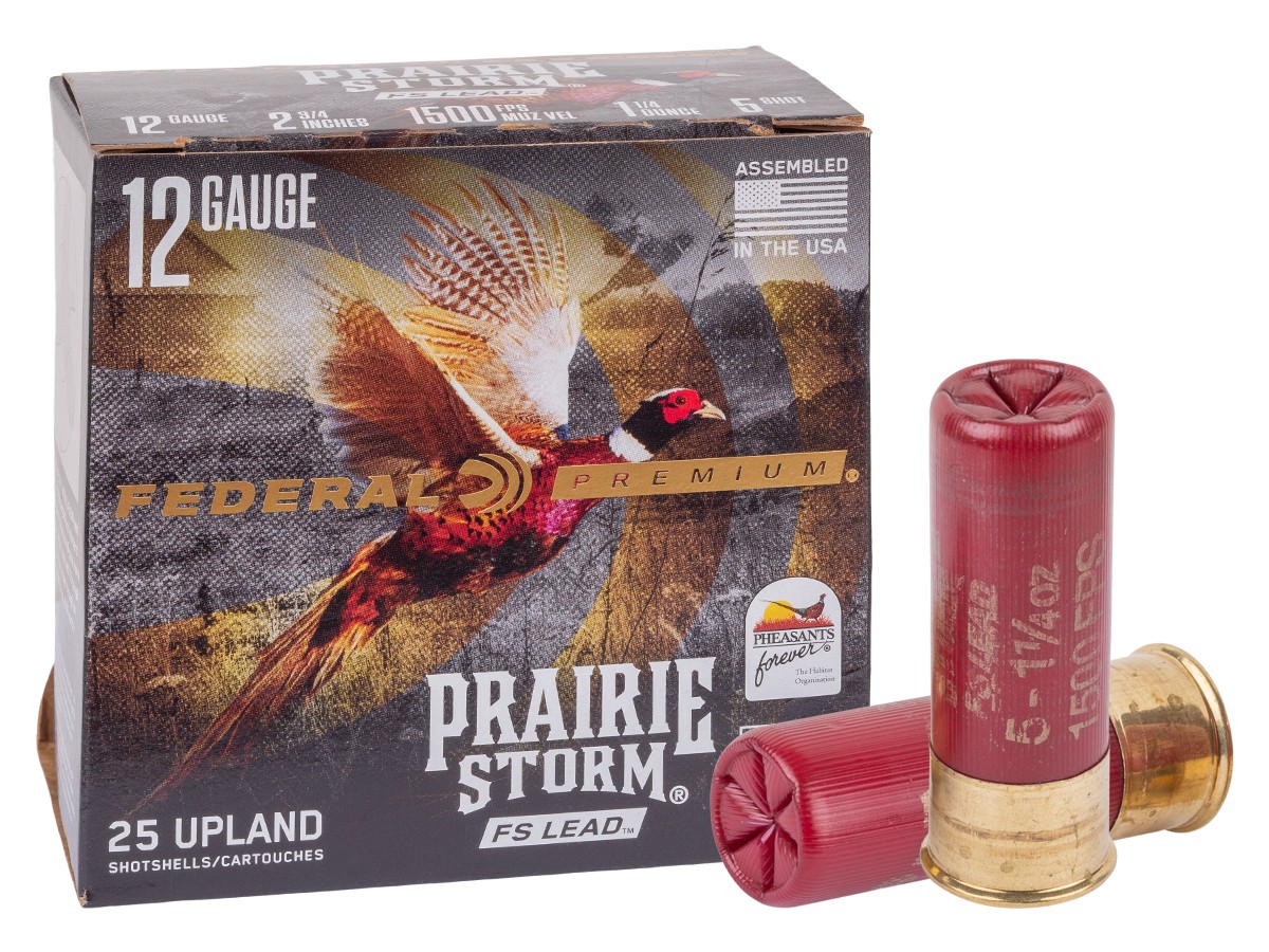 Federal Premium 12GA Prairie Storm FS Lead 1 1/4oz, 5 Shot, 25ct