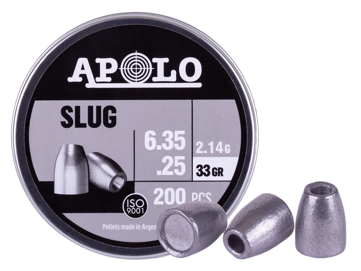 Apolo Slug .25 Cal, 33gr, 200ct
