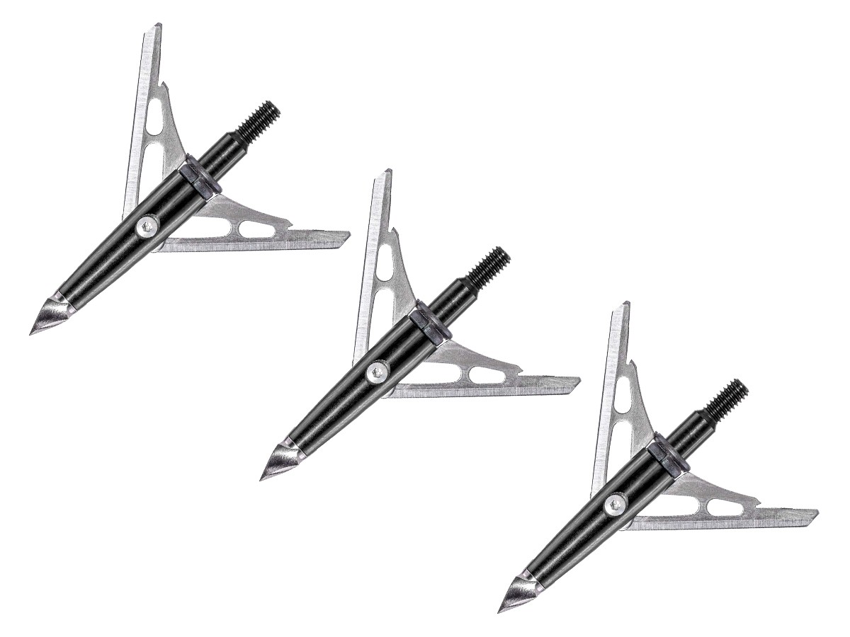 Rage Black Series Chisel 100 Grain Broadhead, 3 Pack