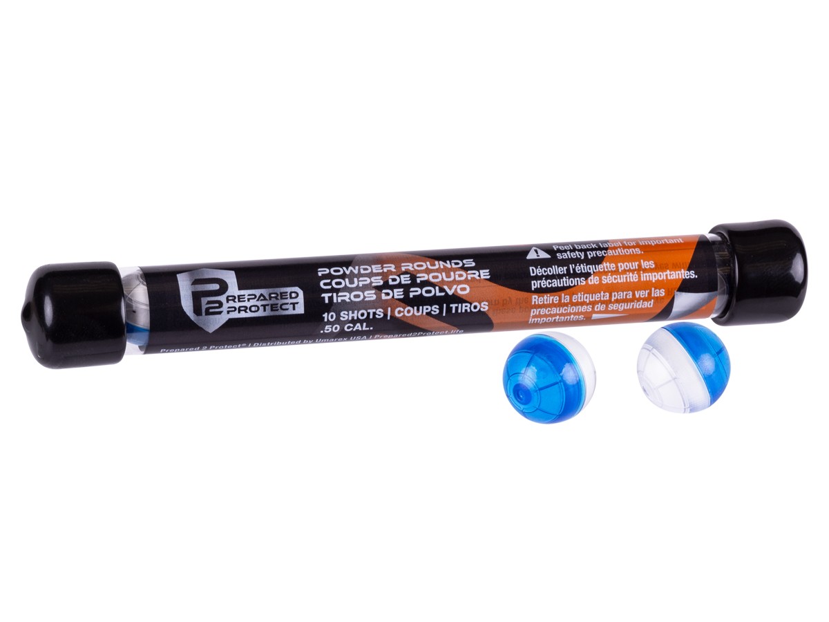 P2P Powder Round .50 Cal Blue/White, 10ct