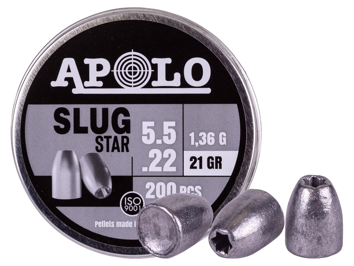 Apolo Slug Star .22 Cal, 21gr, 200ct