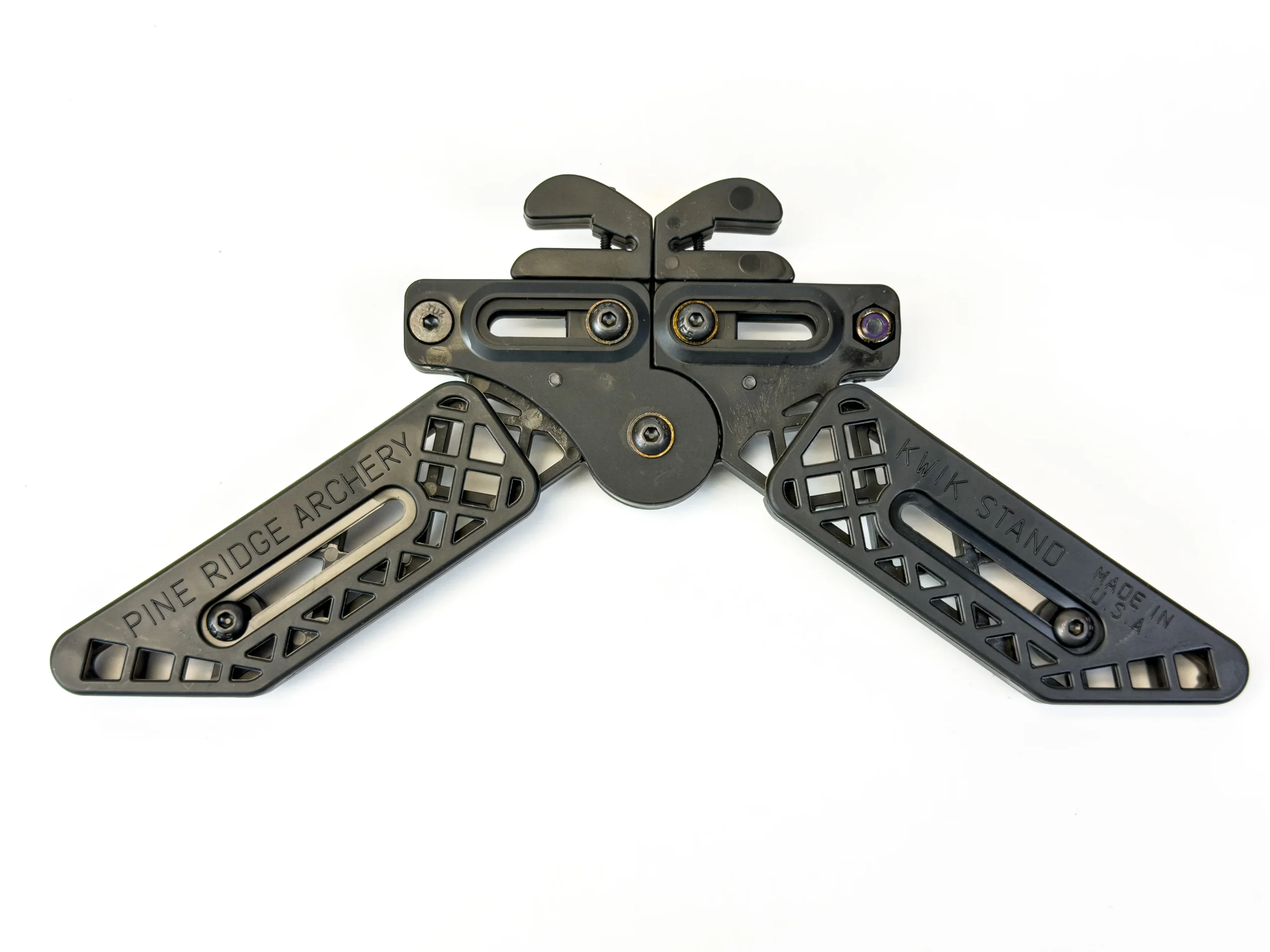 Pine Ridge Archery Kwik Stand In-Limb Bow Support Universal Adjustable Stand for Wide-Limb Compound Bows 2564-BK