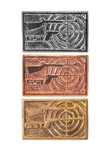 Set of 3 East German Alliance of German Marksmanship Badges