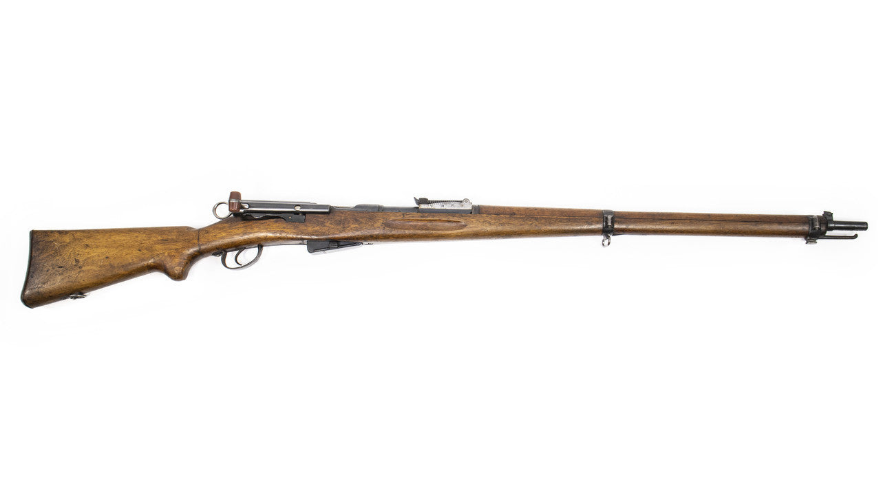 Swiss 1896/11 7.5x55mm Straight Pull Rifle 30.75" Barrel -Very Good Surplus Condition - C&R Eligible - Matching Serial Numbers