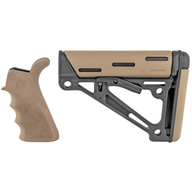 Hogue AR-15 Mil-Spec Grip/Stock Overmold Kit - FDE