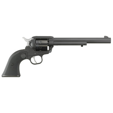 Ruger Wrangler .22LR Revolver, 7.5" Barrel, Internal Notch Rear Blade Front Sights, Black