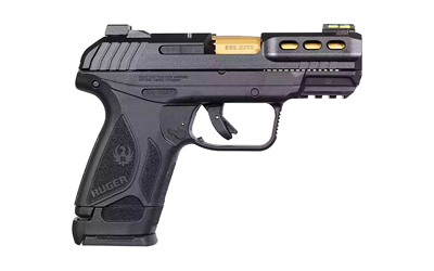 Ruger, Security-380, Single Action Only, Semi-automatic, Polymer Frame Pistol, Compact, 380 ACP, 3.42″ Gold Barrel
