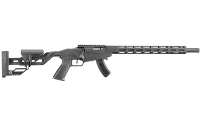 Ruger, Precision Rimfire, Bolt Action Rifle, 22 LR, 18″ Threaded Barrel