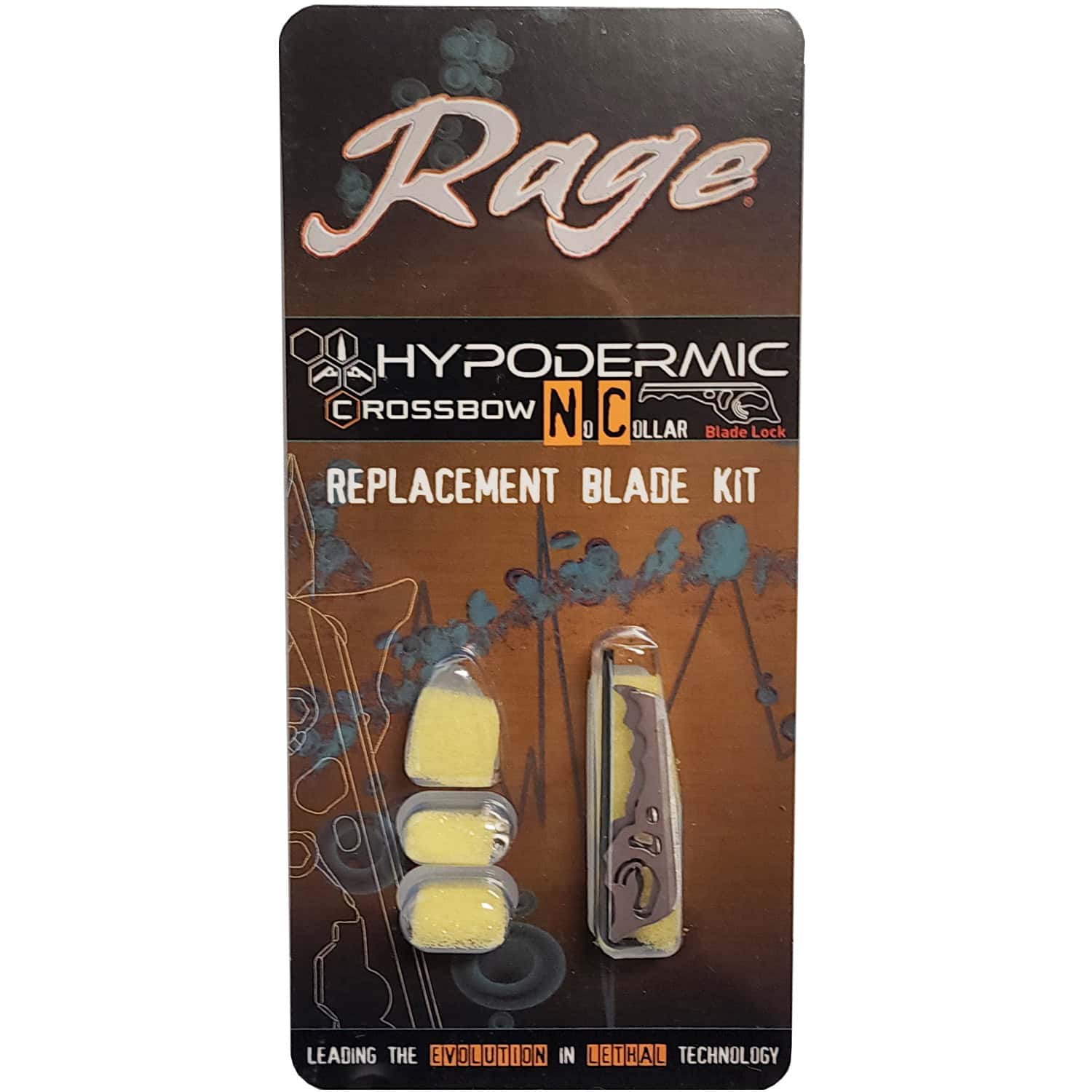 Rage Replacement Blades 2 Blade Crossbow Hypodermic NC 3 Pack R38205