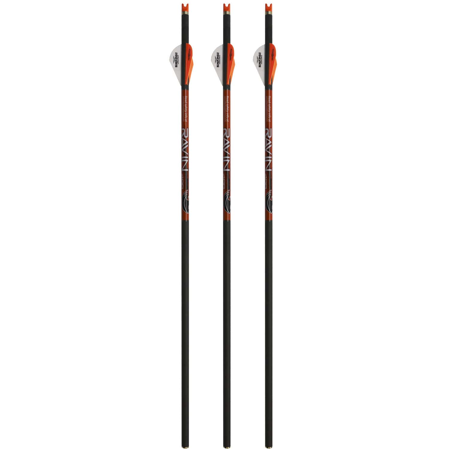 Ravin Crossbows Arrows Bolts Lighted 400 Grain .003 +/- 3pk Matched Weight R133