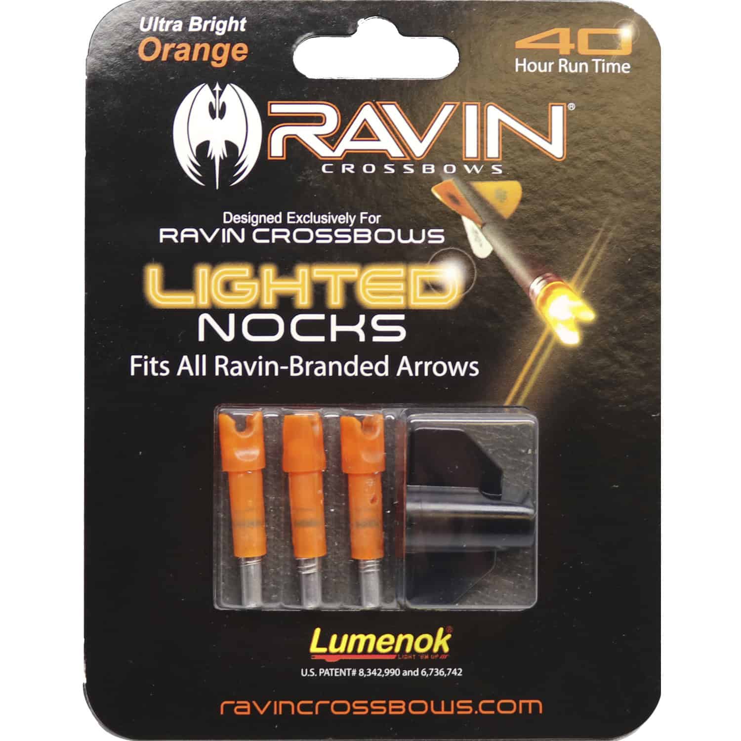 Ravin Crossbows Lighted Nock 3 Pack Orange R135