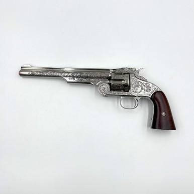Reproduction of a Wyatt Earp Top Break Revolver