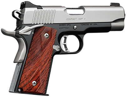 Kimber 3200018 Custom CDP II Pistol - .45 ACP, 5 in Barrel, Amb. Safety, Aluminum Frame, Satin Stainless Steel Slide, 7 Rd