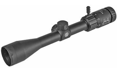 Sig Sauer, Buckmasters, Rifle Scope, 3-9X40mm, BDC Reticle, 1″ Tube, 0.25 MOA Adjustments, Black Color