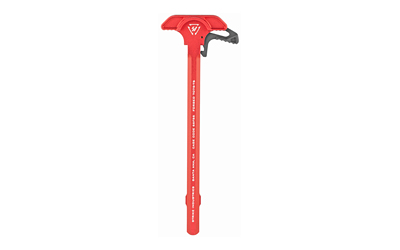 Strike Industries, Charging Handle, Extended Latch, Red