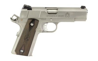 Springfield, Garrison, 1911, Single Action Only, Semi-automatic, Metal Frame Pistol, Commander Size, 45 ACP, 4.25″ Match Grade Barrel