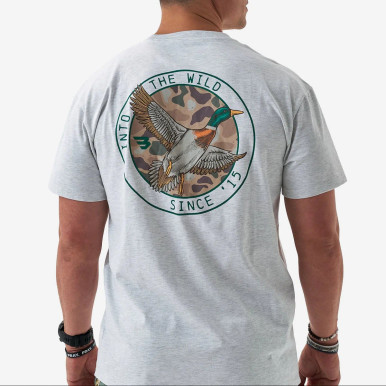 Burlebo Men's Short Sleeve Tee - Camo Mallard Duck
