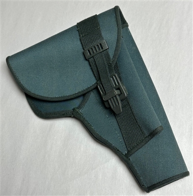 SPANISH POLICE O.D.CANVAS HOLSTER FOR THE PISTOL STAR MODEL BM. NEW OLD STOCK .