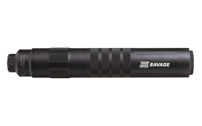 Savage Arms, AccuCan, AC338, Suppressor, 338 Lapua, Threaded 5/8X24, Direct Thread Mount, Aluminum/Titanium/Stainless Steel Construction, Anodized Finish, Black