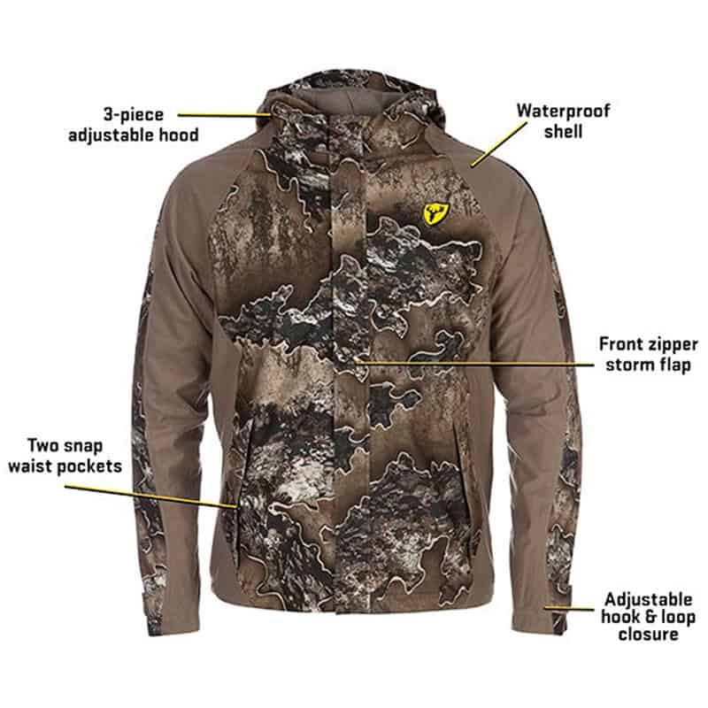 ScentBlocker Clothing SHIELD SERIES DRENCHER INSULATED JACKET Waterproof Realtree Excape 1055210-223