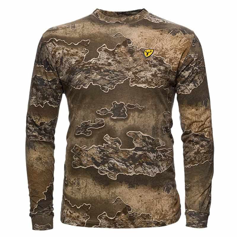 ScentBlocker Clothing SHIELD SERIES FUSED COTTON L/S TOP Early Season Realtree Excape 1060113-223