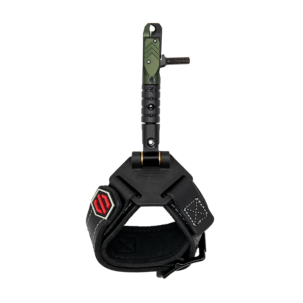 Scott Archery Release Little Goose RTS Single Caliper Black Buckle Strap Green Head 3017BS-GR