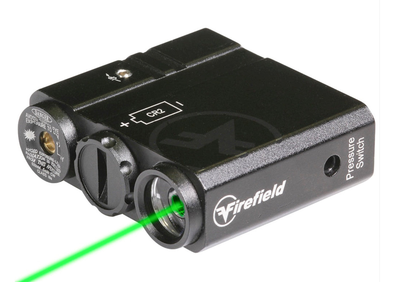 Firefield FF25009 ChargeGreen Laser 180 Lumens/5mW AR-15 532 nm Wavelength Matte Black