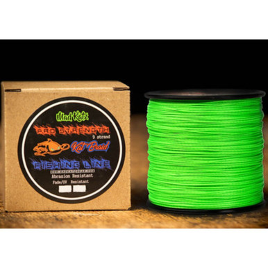 Mad Katz 9-Strand Braided Fishing Line – 80 lb Neon Green