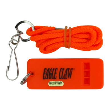 Eagle Claw Flat Boat Whistle with Lanyard