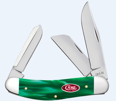 Case Knives - XX Green Pearl Kirinite 3-Blade Folding Knife