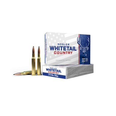 Nosler 270 Winchester 130gr Solid Base Whitetail Country Ammunition