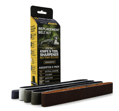 Work Sharp 12 in. L X 0.75 in. W Ceramic Blend Abrasive Belt Assorted 5 pc