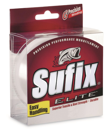 Sufix Elite Monofilament Fishing Line, 330 Yards