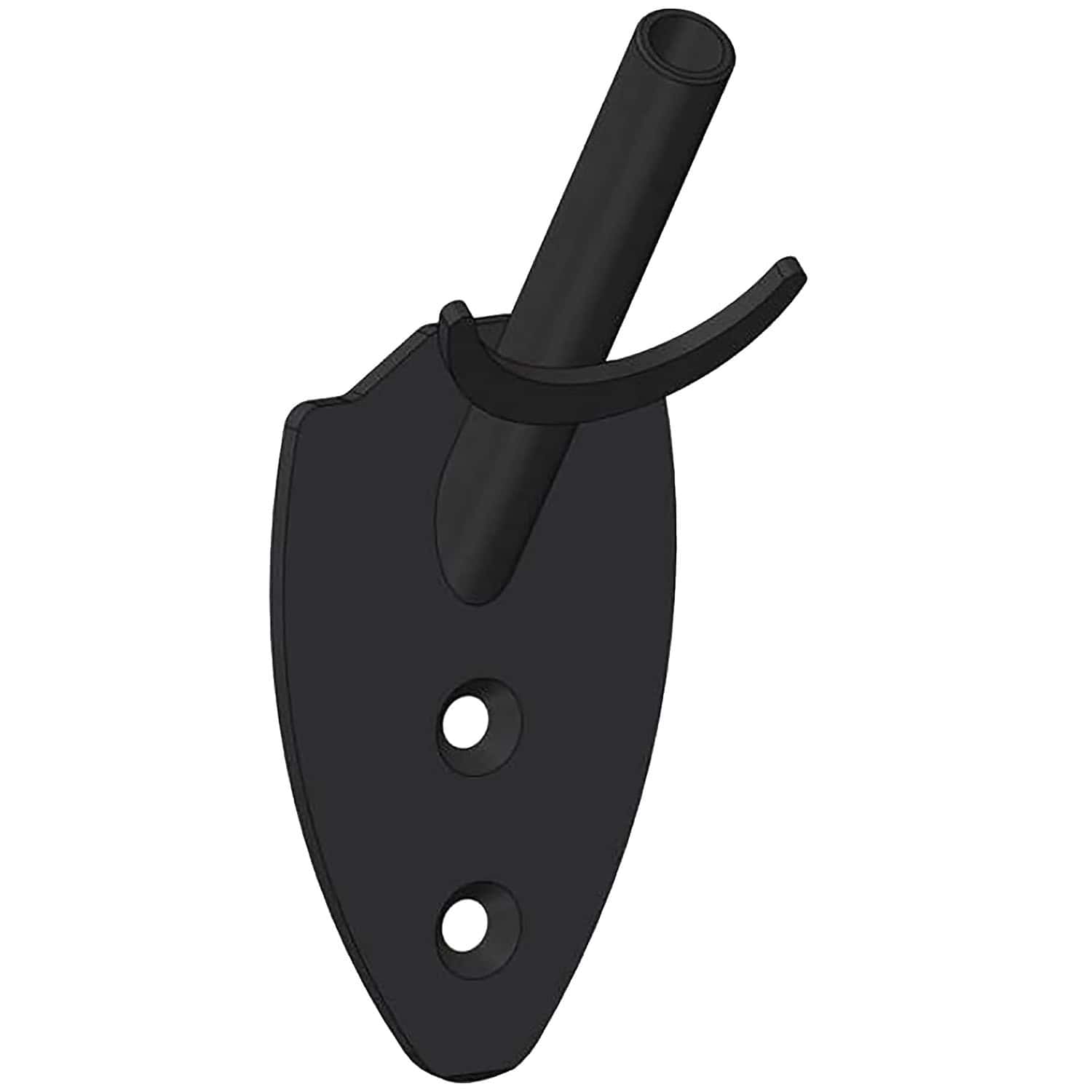 Skull Hooker Flush Wall Mount Black SKH-FWM-BLK