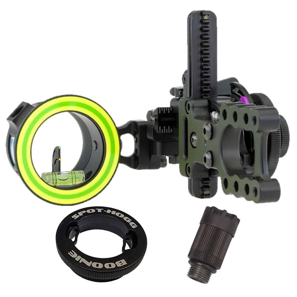 Spot Hogg Sight The Boonie HD Hard Mount Double Pin .010 Right Hand BHM2RH10 w/Sight Light & Wheel Z1ZR