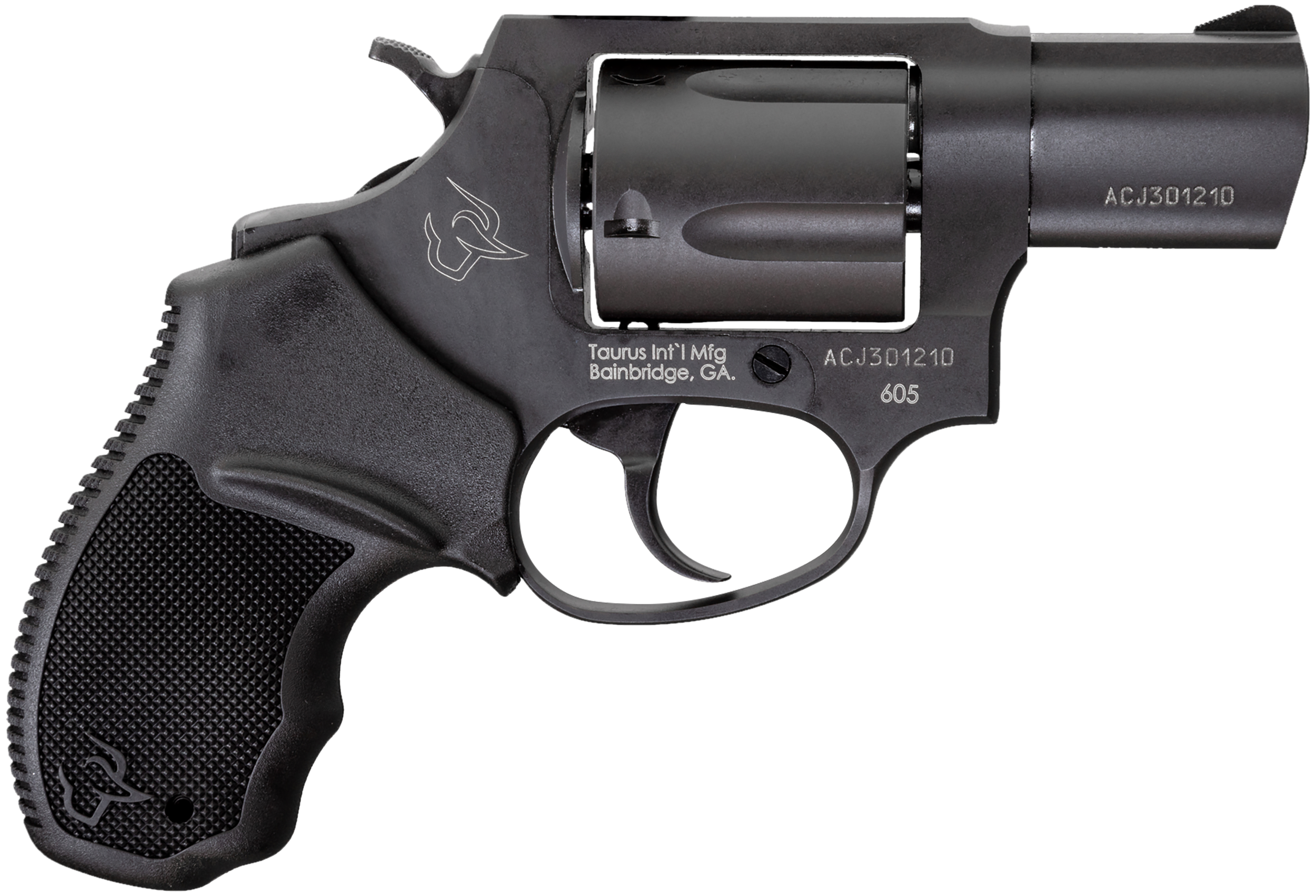 Taurus 605 Small Frame Revolver 2605021, 357 Magnum, 2", Rubber Grip, Blue Finish, 5 Rd