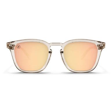 Blenders Sydney Polarized Sunglasses – Sweet Diva - Gloss Crystal Grey Frame/Champagne Mirror