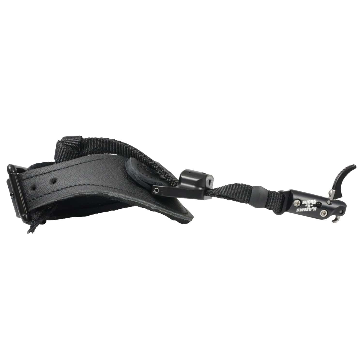 TRU Ball Archery Release Short-N-Sweet’R Hybrid Black Buckle Large Wrist Release SSHB-BK-L