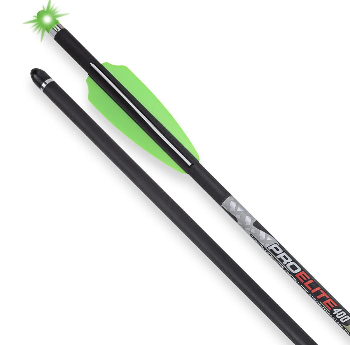 TenPoint Crossbows Bolts Pro Elite Carbon Arrows 20″ Lighted Alpha-Blaze Arrows Green HEA-669.3
