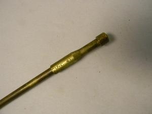US GI THOMPSON SMG WWII DATED BRASS CLEANING ROD