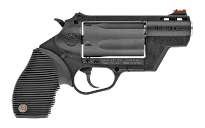 Taurus USA, Judge, Public Defender, Double Action, Polymer Frame Revolver, Medium Frame, 45 Colt/410 Bore, 2.5″ Barrel